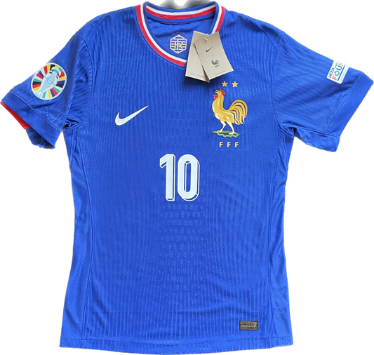 Kylian Mbappé 2024 UEFA Euro France Home Jersey (Number 10)