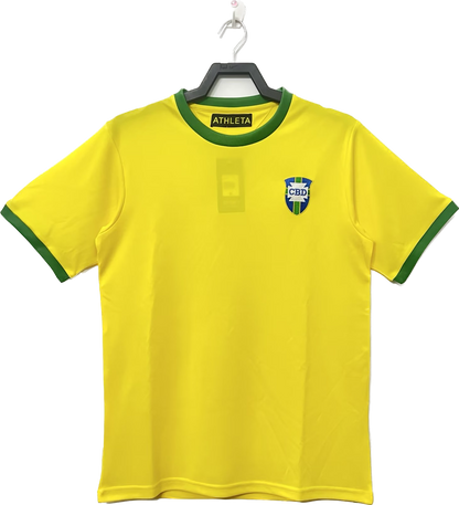 Retro Pelé 1970 Brazil Home Jersey (#10)