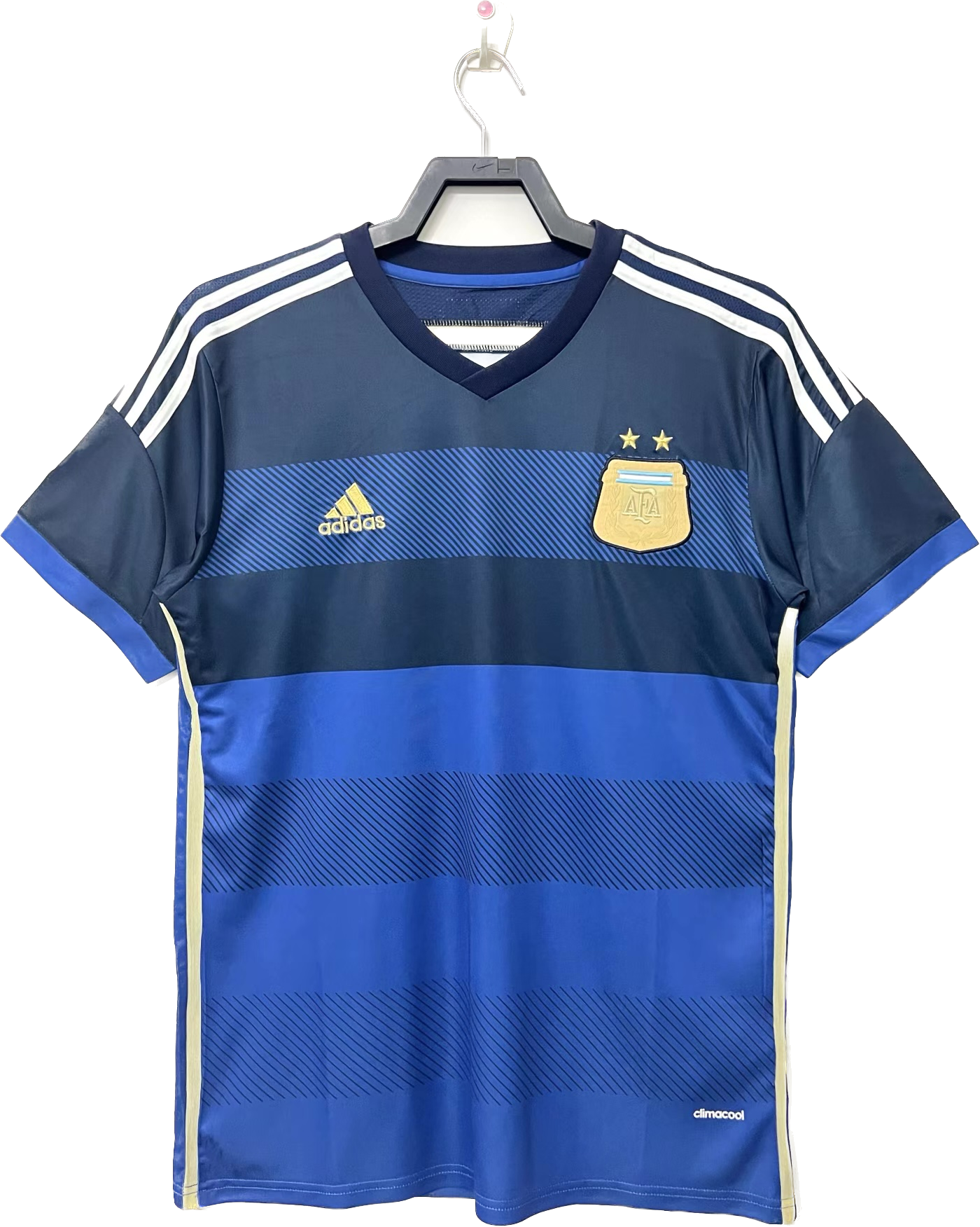 Retro Sergio Agüero 2014 Argentina Away Jersey (#20)