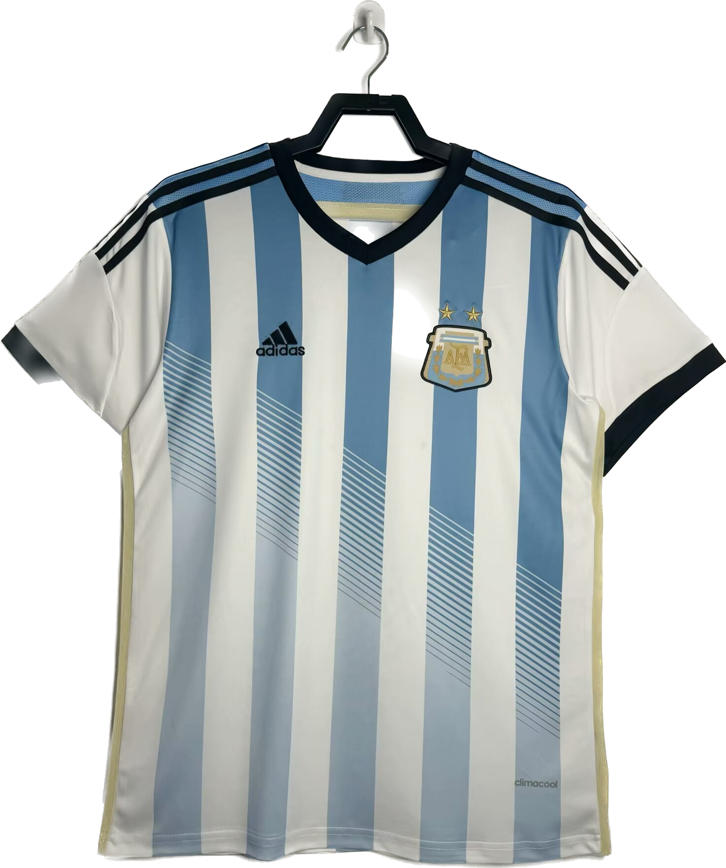 Retro Sergio Agüero 2014 Argentina Home Jersey (#20)