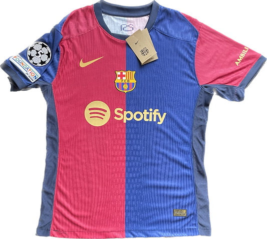 Lamine Yamal 2024/2025 FC Barcelona Home Jersey (#19)