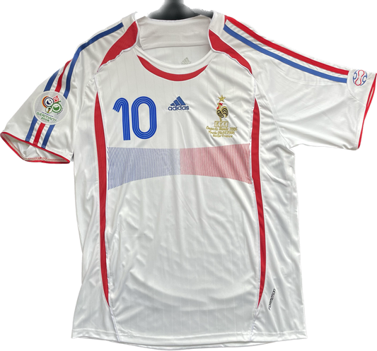 Retro Zinedine Zidane 2006/2007 France Away Jersey