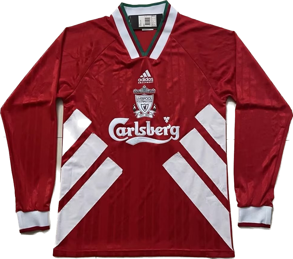 Retro Ian Rush 1993/1994 Liverpool Home Jersey (#9)