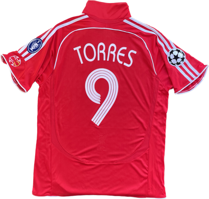 Retro Fernando Torres #9 Liverpool Champions League Jersey