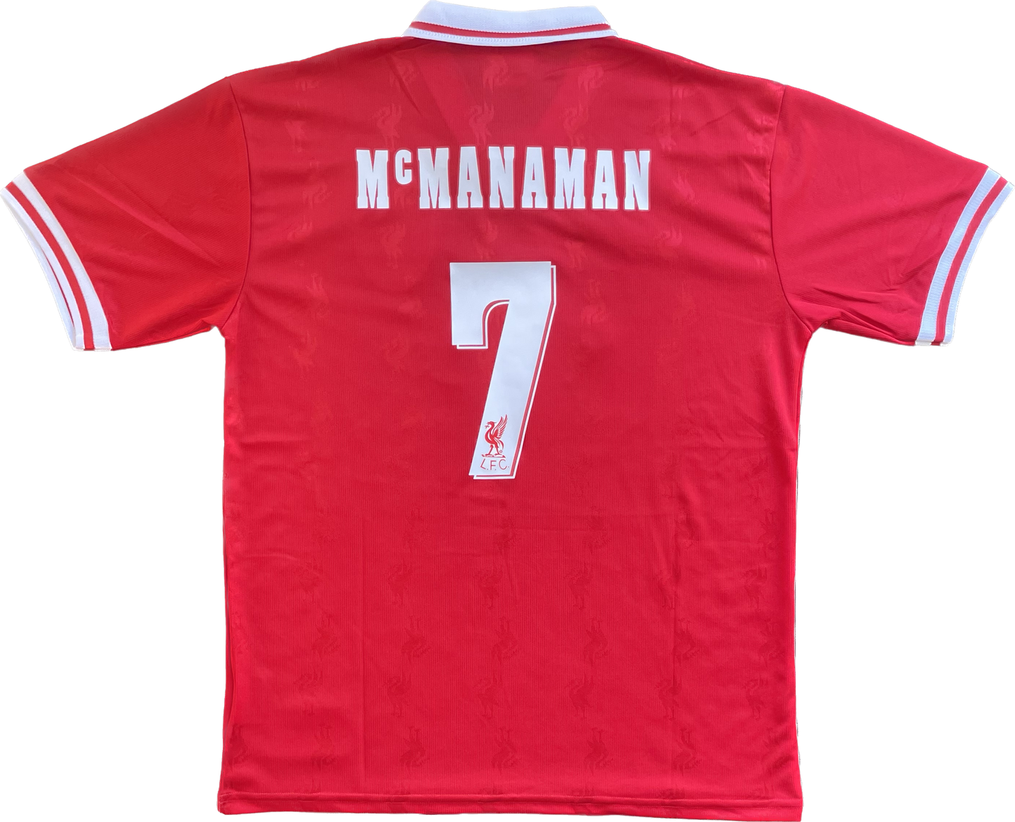 Retro MCMANAMAN Liverpool 1996-1997 Home Shirt (#7)