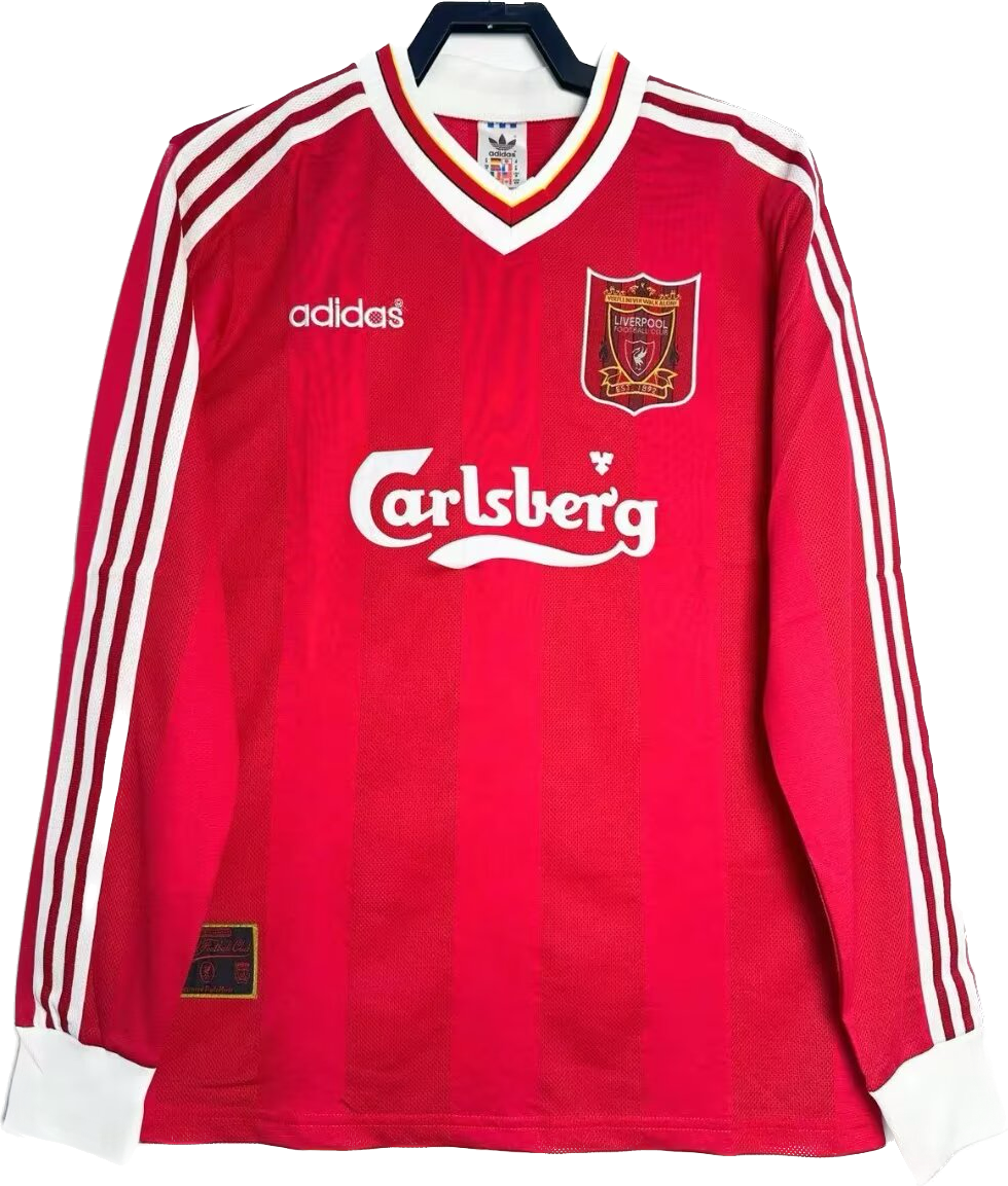 Retro Robbie Fowler 1995/1996 Liverpool Home Jersey (#9)