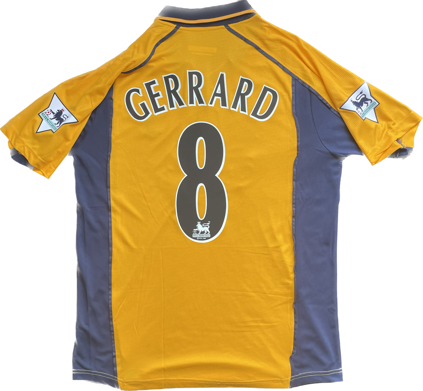 Retro Steven Gerrard's 2000-01 Liverpool Away Jersey – FA Cup Glory