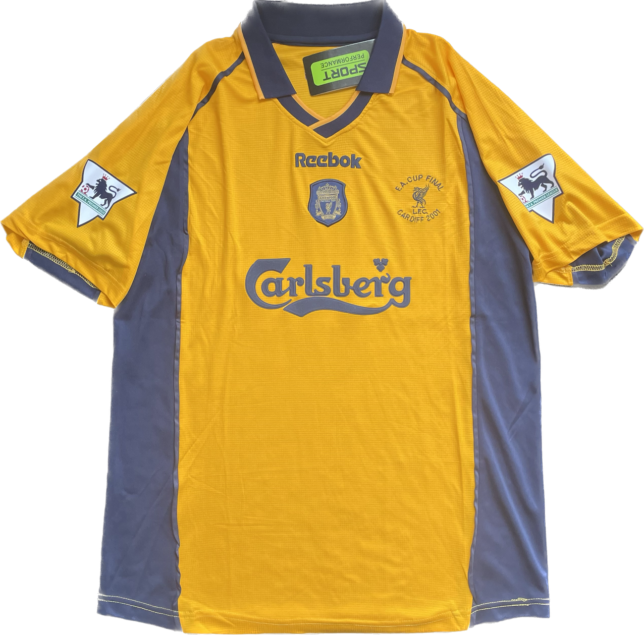 Retro Steven Gerrard's 2000-01 Liverpool Away Jersey – FA Cup Glory