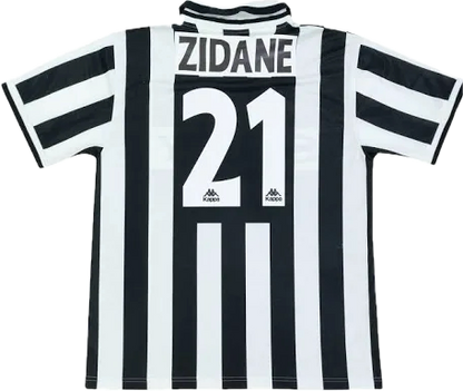 Retro Zinedine Zidane 1996-1997 Juventus Home Jersey