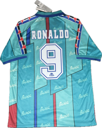 Retro Ronaldo Barcelona 1996/97 Away Jersey #9