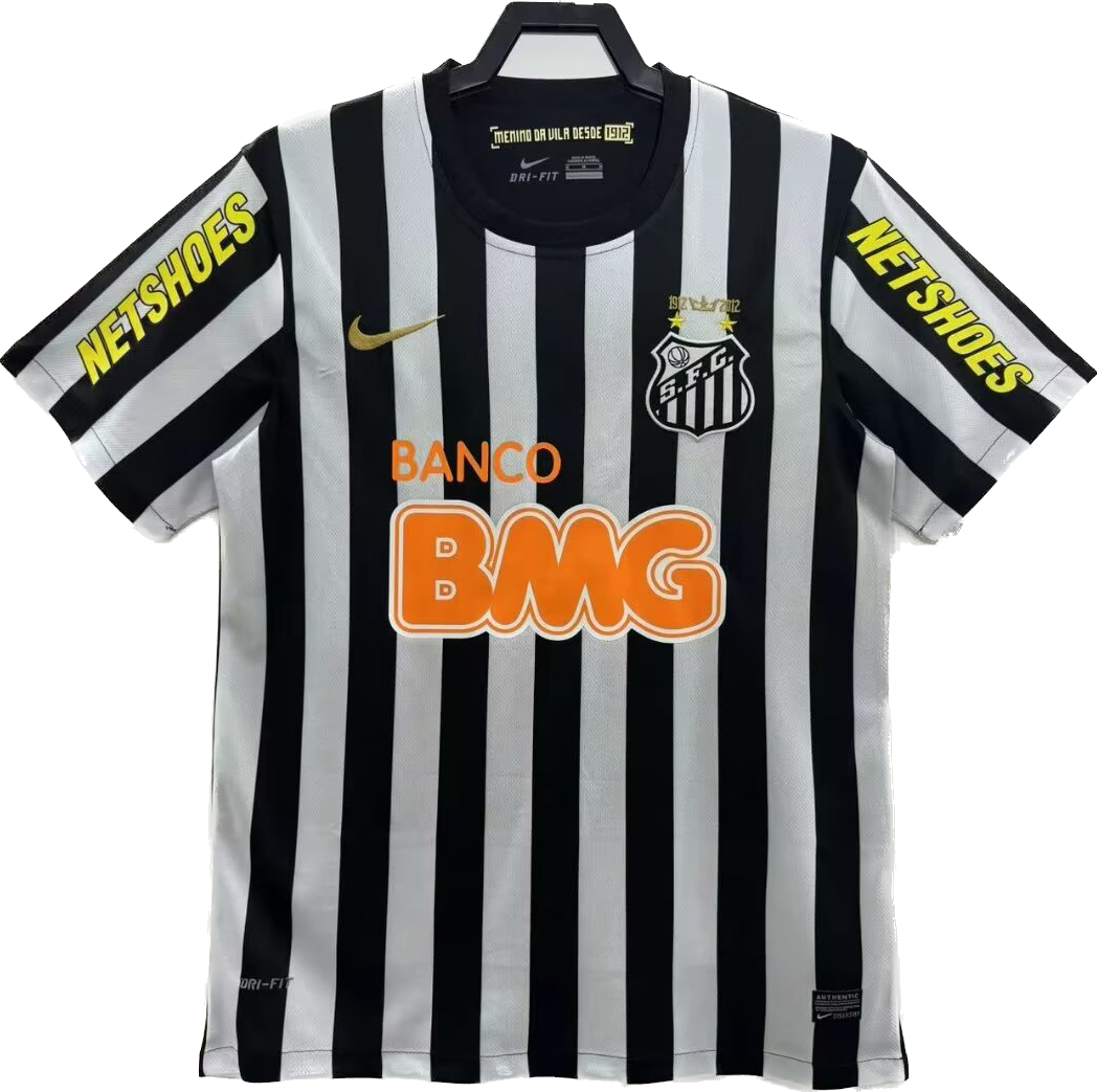 Retro Neymar Jr. 2011/2012 Santos Home Jersey (#11)