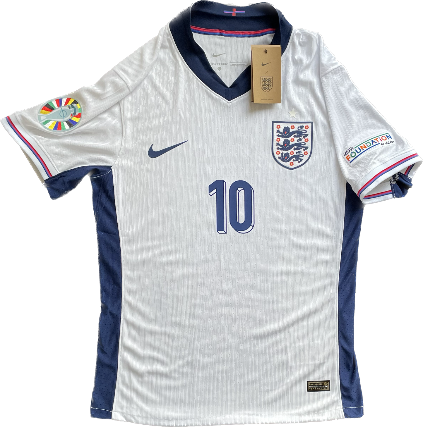 Jude Bellingham 2024 UEFA Euro England Jersey (Number 10)