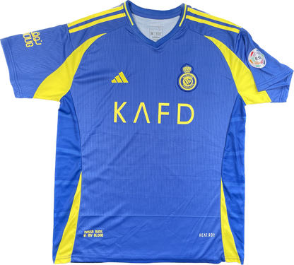 Cristiano Ronaldo 2024-25 Al Nassr Away Jersey – Blue