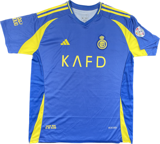 Cristiano Ronaldo 2024-25 Al Nassr Away Jersey – Blue