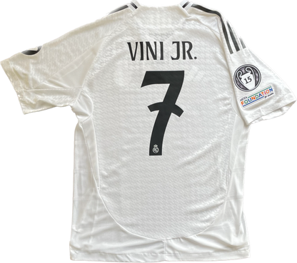 Vinícius Júnior 2024/25 Real Madrid Home Jersey