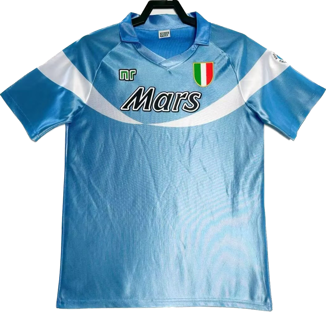 Retro Diego Maradona 1990/1991 Napoli Home Jersey (#10)