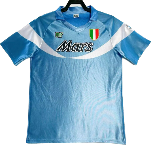 Retro Diego Maradona 1990/1991 Napoli Home Jersey (#10)