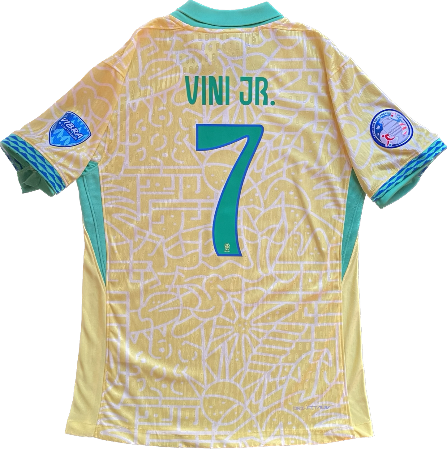 Vinícius Júnior 2024 Copa América Brazil Jersey