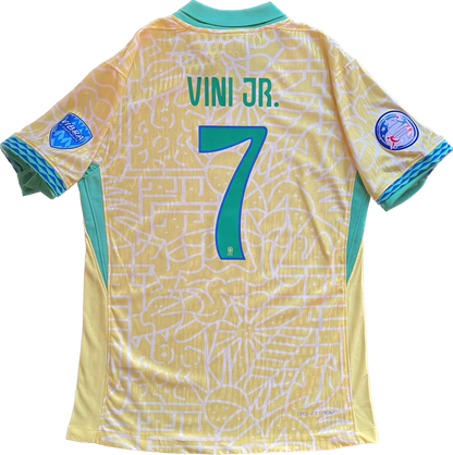 Vinícius Júnior 2024 Copa América Brazil Jersey