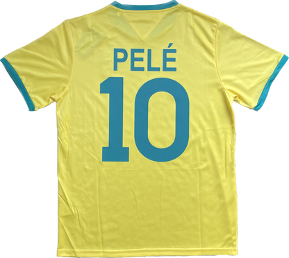 Retro Pelé 1970 Brazil Home Jersey (#10)